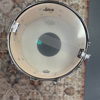 LUDWIG LS401XX1Q-D 14 X 5" CLASSIC MAPLE SNARE DRUM VINTAGE BLACK OYSTER - DEMO image 5