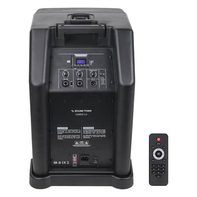 CARPO-L2 | Portable Line Array Column PA System w/ 12" Powered Sub, 2 x Speakers, 1 x Spacer, TWS Bluetooth, 2-Channel Mixer, DSP, Carry Bag image 5