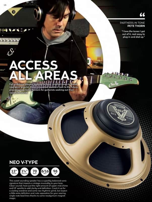 Celestion G12 Neo V-Type 12" 70-Watt 16ohm Guitar Amp Speaker