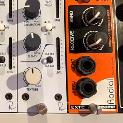 Radial EXTC 500 Series Reamp / Guitar Effects Interface Module 2010s - Orange image 2