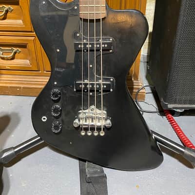 Custom made Krist Novoselic RD bass (left handed) 2000s  Gloss Black image 2