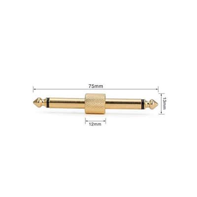 Pedal Coupler Straight  Type 4 Pack 1/4 inch Guitar Effect Connector Free Fast Shipping,price include the import duty for US buyer image 2