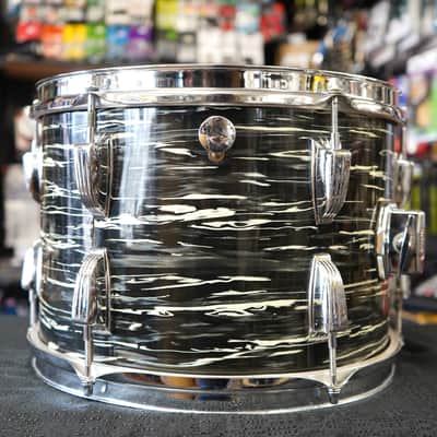 Vintage 1970 Ludwig USA Classic 9x13" Rack Tom w/ Blue & Olive Pointy Badge image 9