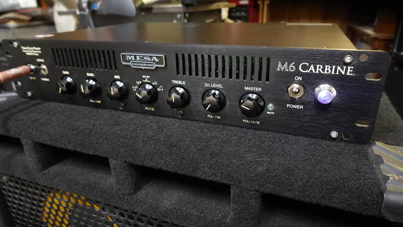 Mesa Boogie M6 Carbine 600-Watt Rackmount Bass Amp Head 2008 - 2017 - Black image 1
