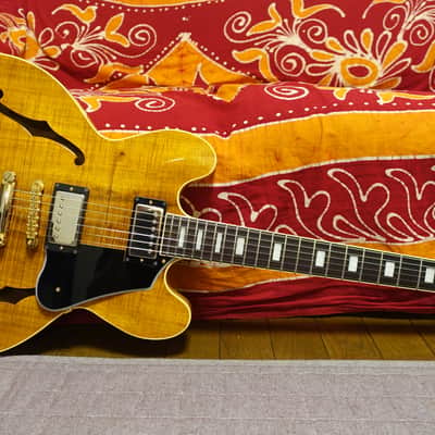 2020 History SA-Plus Koa ES 335 Type Semi-hollow Electric Guitar Made in Japan MIJ Terada image 2