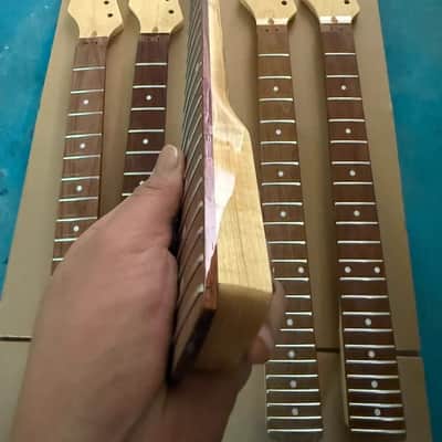 Reverse Head Electric Guitar Neck, 22-Frets image 3