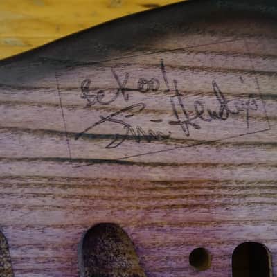 Warmoth Swamp Ash stratocaster body guitar left handed Jimi Hendrix design by Pistols Crown 2021 image 2