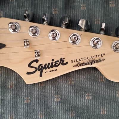 ~Cashified~ Squier StratoCaster with Clear Pickguard(Check out  the Electronics) image 13
