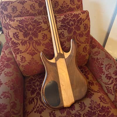 Immagine Ken Smith BT F4 TNV Black Tiger lined fretless Bass Guitar w Hard Case 2008 - 7