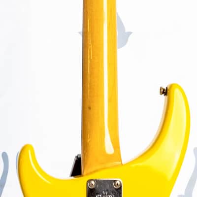 Daion Savage Yellow Electric Bass w/ Original Daion Branded Hardshell Case image 7