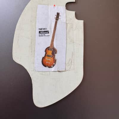 National EG-700-2HB Bass pickguard 1960s - Black image 4