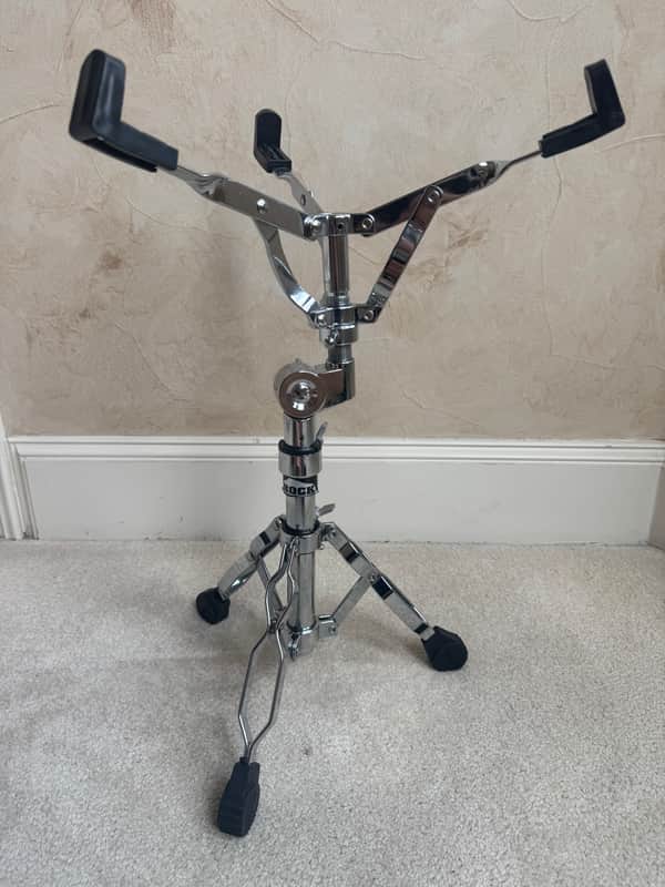 Rock Double Braced Snare Drum Stand - Chrome image 1