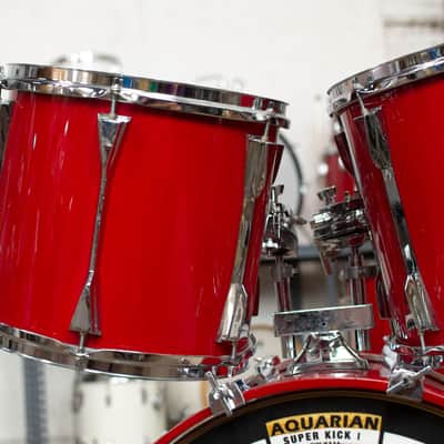 1980s Tama Granstar II Firestorm Red Drum Kit image 11