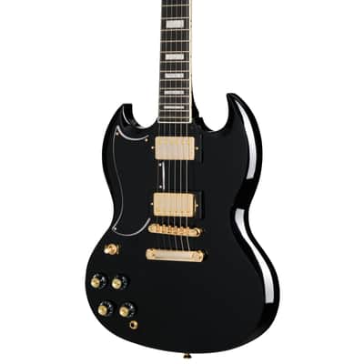 Epiphone SG Custom Lefthand Ebony - Double Cut Models image 4