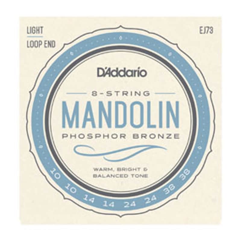 D'Addario EJ73 Mandolin Strings Phosphor Bronze Light 10-38 image 1