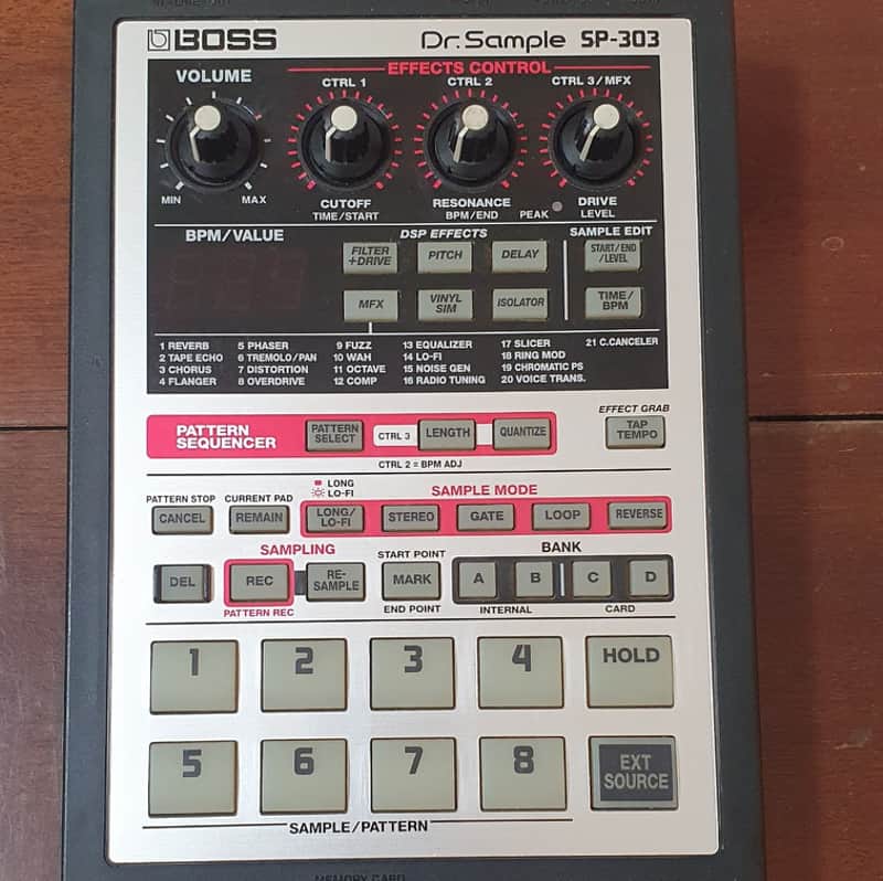 Boss SP-303 Dr. Sample 2001 - 2005 - Silver image 1