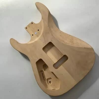 Unfinished Basswood Guitar HH Body image 4