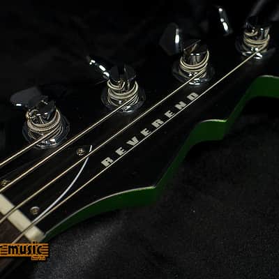 Reverend Mike Watt "Wattplower" Signature Bass 2017 Metallic Matte Emerald Green image 9