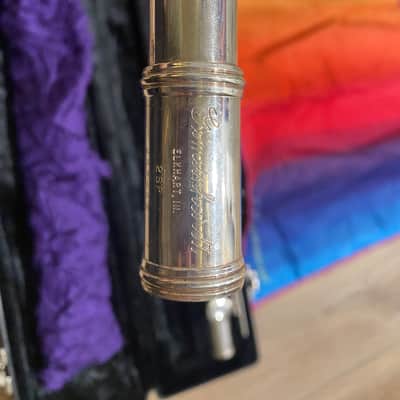 Gemeinhardt 2SP Straght-Headjoint Flute with Offset G 2010s - Silver-Plated image 4