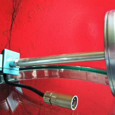 Vintage 1950's General Electric 97U20 / Shure 510C controlled reluctance microphone Hi Z w stand image 11