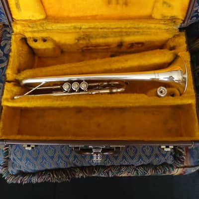 Beautiful Antoine Courtois Paris C Trumpet with Courtois Case and Courtois Mouthpiece image 16