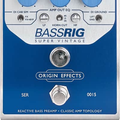 Origin Effects BassRig Super Vintage Preamp and Overdrive Pedal image 2