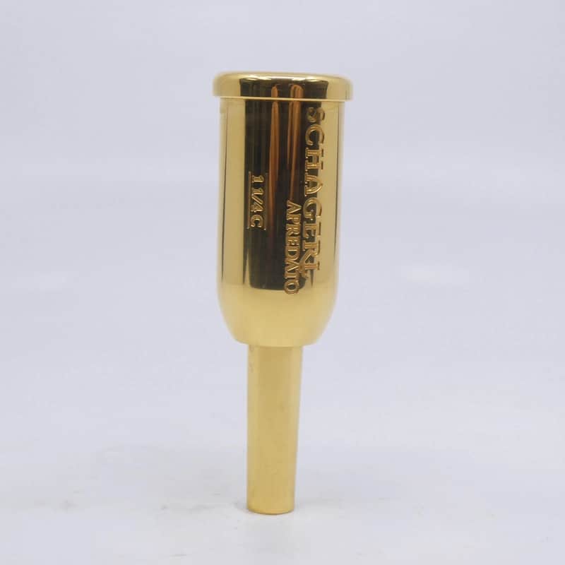 SCHAGERL Apredato 1 1/4C Trumpet Mouthpiece Gold