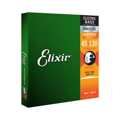 14777 Nanoweb 45/130 Bass Medium Light Elixir image 1