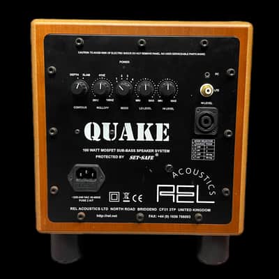 Rel Quake 100 Watt Mosfet Subwoofer in Cherry Wood Bild 1