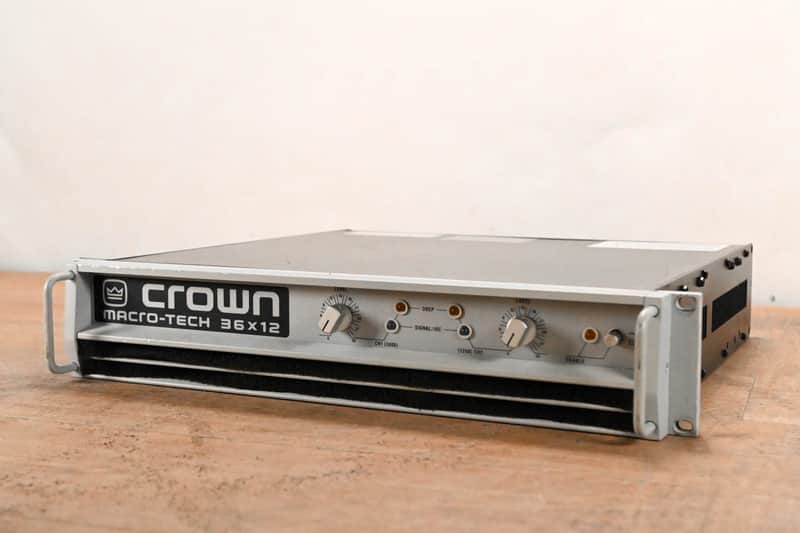 Crown Macro-Tech 36x12 2-Channel Power Amplifier CG01VR3 image 1