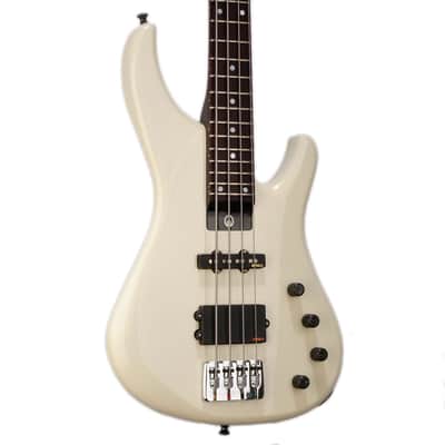 G. Gould Graphite Neck GGiMM4 - VJ Bass in High Gloss White - #1221 image 3