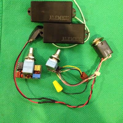 Alembic Activator PE-1 mid 1980s black (precision bass pickup, preamp, and tone control) image 1