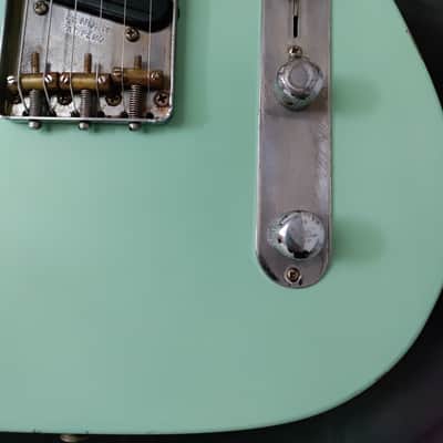 2021 Fender American Performer Telecaster Satin Surf Green RELIC w/GIGBAG image 10