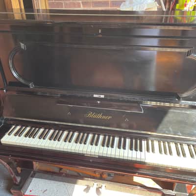 HUGE! RARE  ANTIQUE Bluthner German Upright Grand Piano 1882 Walnut Blüthner image 10