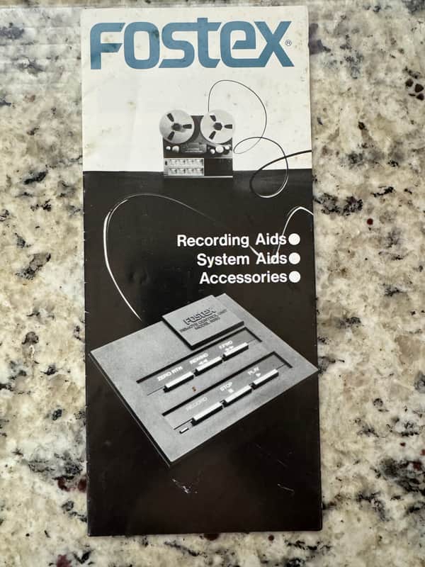 Fostex Recording Aids Brochure