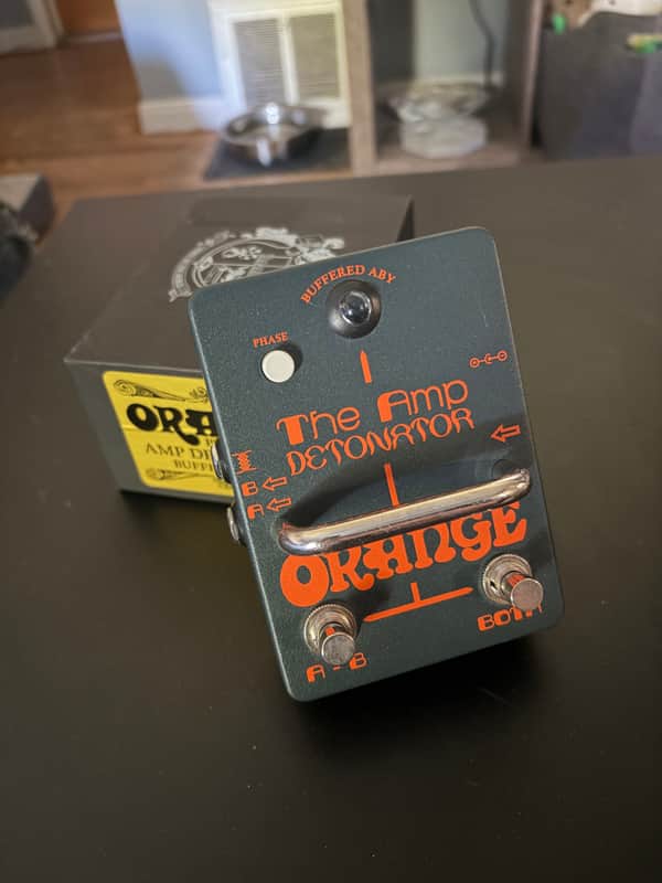 Orange Amp Detonator Buffered Active ABY Switcher 2010s - Black image 1