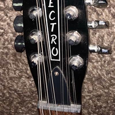 Danelectro D59 12-CS 12 Strings Electric Guitar - 2020's - Sunburst image 2