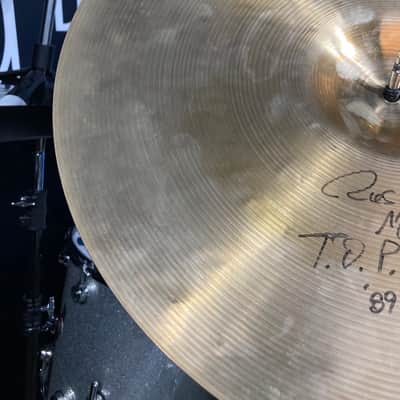 Russ McKinnon's, Tower of Power, Sabian - 20" HH (?) Ride Cymbal 2710g, SIGNED!! 1988-1989 image 11