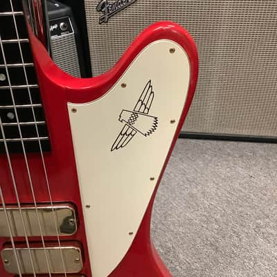 1991 Gibson Custom Shop Thunderbird Bass Fire Engine Red image 4