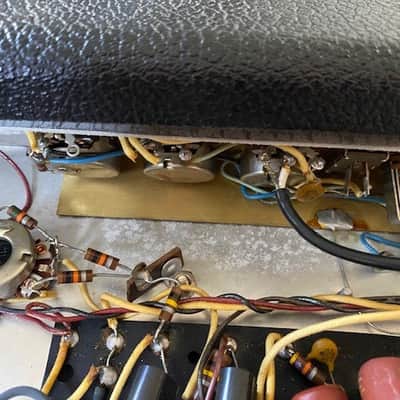 Fender Bassman 2-Channel 50-Watt Guitar Amp Head 1968 - 1969 - Silverface image 9
