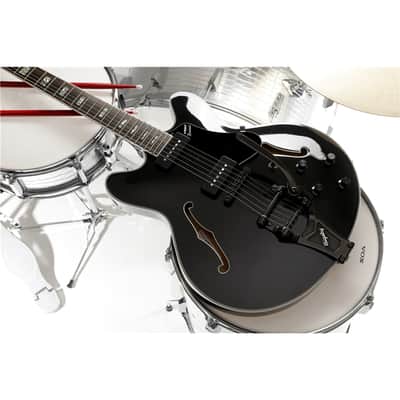 Vox Bobcat V90B with Bigsby 2010s - Jet Black image 3