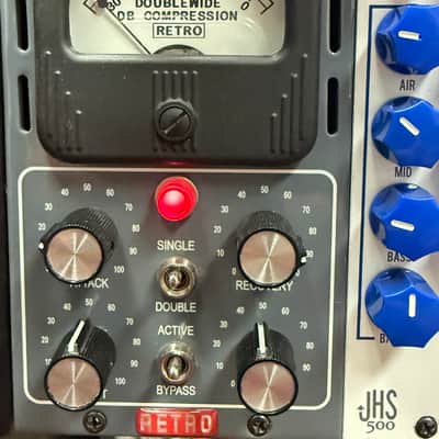 Retro Instruments Doublewide 500 Series Tube Compressor Module 2011 - 2018 - Gray image 1