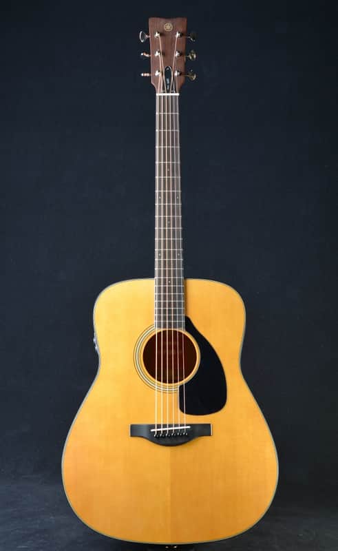 Yamaha FGX3 Red Label Dreadnought Natural | Reverb