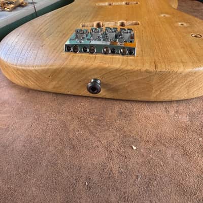 Handmade P bass body with slant J pickup routes image 7