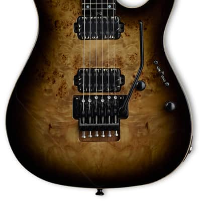 ESP E-II SN-II Nebula Black Burst w/Case (B Stock) image 1