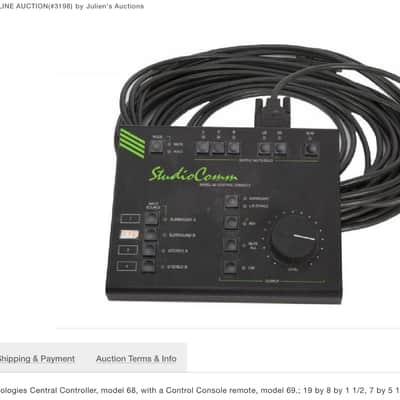 Neil Young Owned! Studio Comm 69 Control Console w/ Central Controller 68! image 6