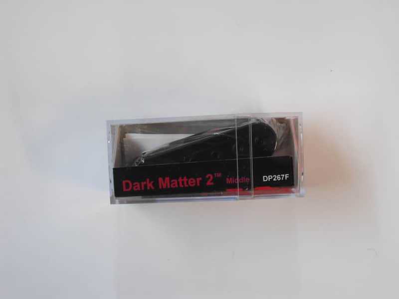 DiMarzio Dark Matter 2 Middle Single Coil Pick-up Black W/Black Poles DP 267F image 1