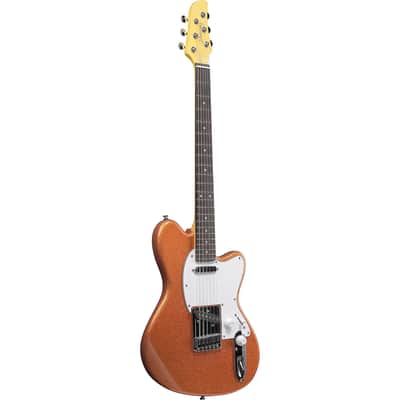Ibanez Talman YY20-OCS Yvette Young Signature 6-String Solid Body Electric Guitar with Rosewood Fretboard, Right-Handed, Orange Cream Sparkle image 6
