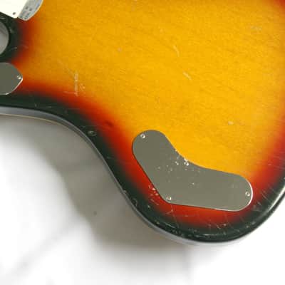 1967 Teisco DG-67 Vintage MIJ Electric Guitar w/ Hardshell Case & TEISCO Pick image 14