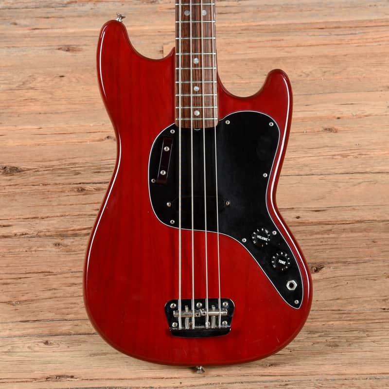 Fender Musicmaster Bass Red 1978 - Good